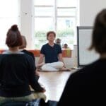 Martin in Meditationshaltung